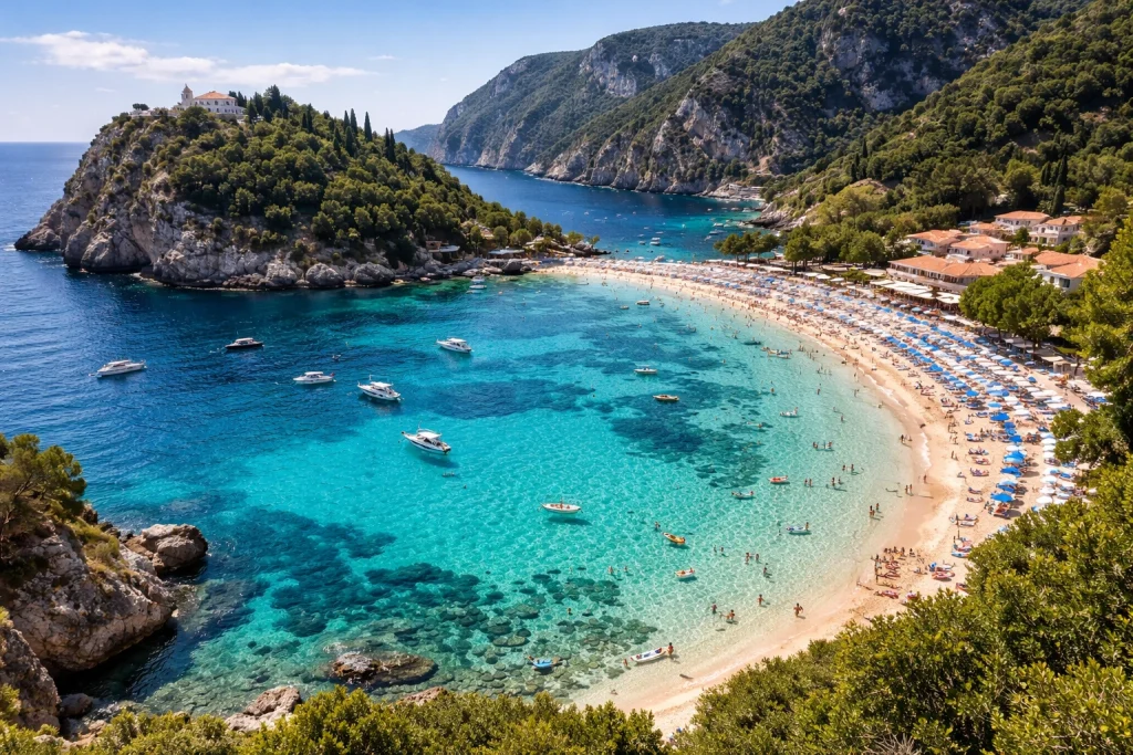 Agios Spiridon Beach in Paleokastritsa - Complete Guide
